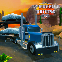 18 wheeler driving sim